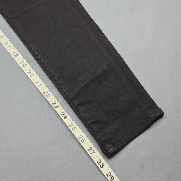 DSTLD Black Skinny Jeans Stretch Grunge Rips Distressed Denim Womens 28 Classic - Picture 8 of 13